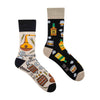1 Pack Unisex Mismatched Novelty Odd Socks - Whisky