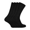 4 Pack Unisex Luxury Bamboo Crew Dress Socks