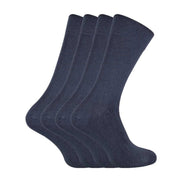 4 Pack Unisex Luxury Bamboo Crew Dress Socks
