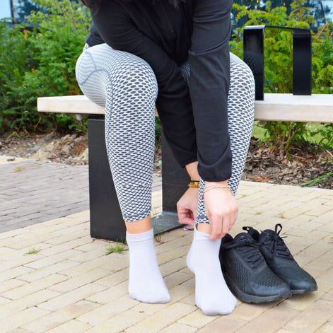 4 Pack Unisex Luxury Bamboo Low Cut Trainer Socks