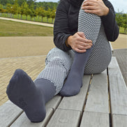 4 Pack Unisex Luxury Bamboo Crew Dress Socks
