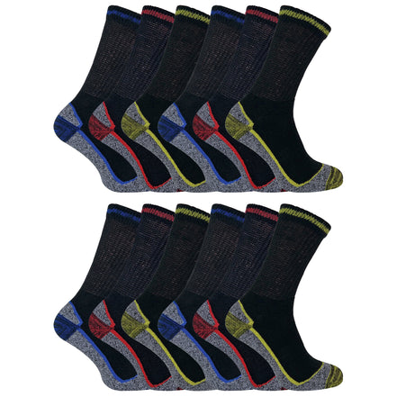 Mens / Ladies Summer Cotton Bamboo Work Socks (Multipack Options)