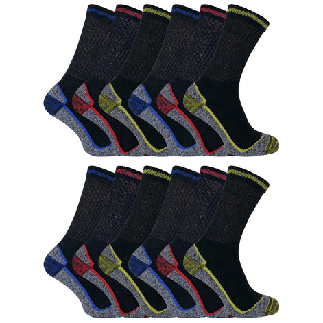 Mens / Ladies Summer Cotton Bamboo Work Socks (Multipack Options)