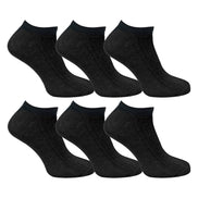 12 Pack Womens 100% Cotton Trainer Socks