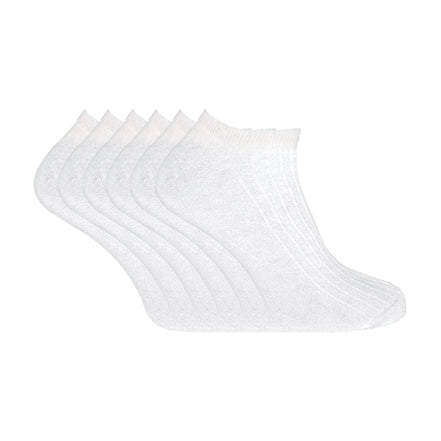 6 Pack Ladies Ankle Low Cut 100% Soft Cotton Socks