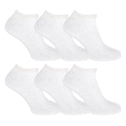 12 Pack Mens 100% Cotton Trainer Socks