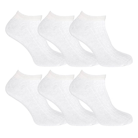 12 Pack Mens 100% Cotton Trainer Socks