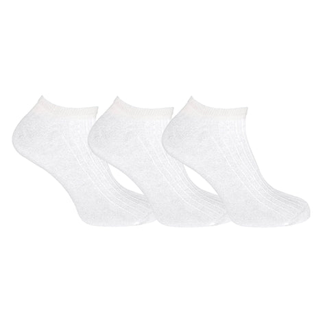 3 Pack Mens 100% Cotton Trainer Socks