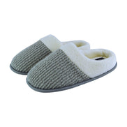 Ladies Soft Plush Lined Mule Slip on Slippers (6 Sizes)