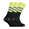 Mens Heavy Duty Cotton Hi Viz Work Socks (Multipack Options)