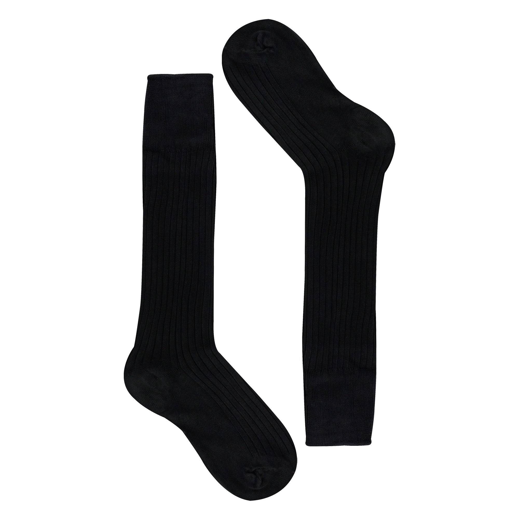 Ladies 3 Pack Knee High 100% Cotton Soft Breathable Socks