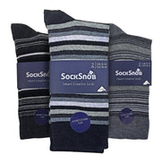 6 Pack Men's Colourful Striped Patterned Dress Cotton Socks