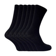 6 Pack Men's Patterned Coloured Soft Cotton Dress Socks