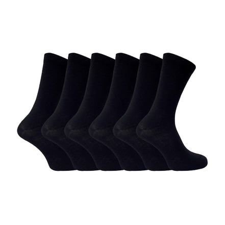 6 Pack Men's Patterned Coloured Soft Cotton Dress Socks