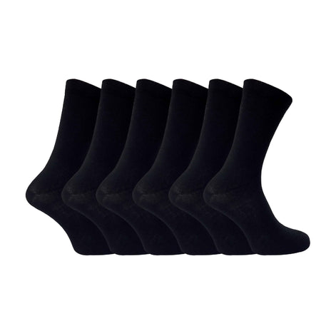 6 Pack Men's Patterned Coloured Soft Cotton Dress Socks