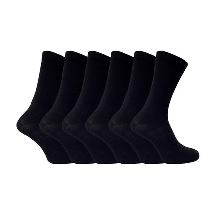 6 Pack Men's Patterned Coloured Soft Cotton Dress Socks