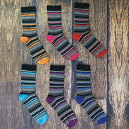 Mens 12 Pairs Cotton Rich Formal Dress Coloured Socks