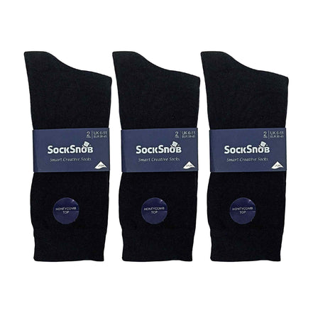 6 Pack Men's Colourful Striped Patterned Dress Cotton Socks