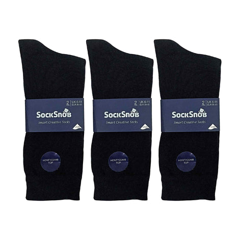 6 Pack Men's Colourful Striped Patterned Dress Cotton Socks