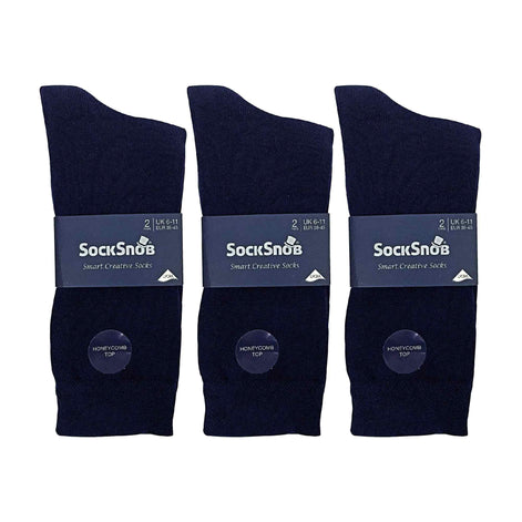 6 Pack Men's Colourful Striped Patterned Dress Cotton Socks