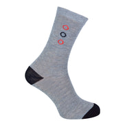 6 Pack Men's Blue Grey Argyle Striped Fashion Dress Socks
