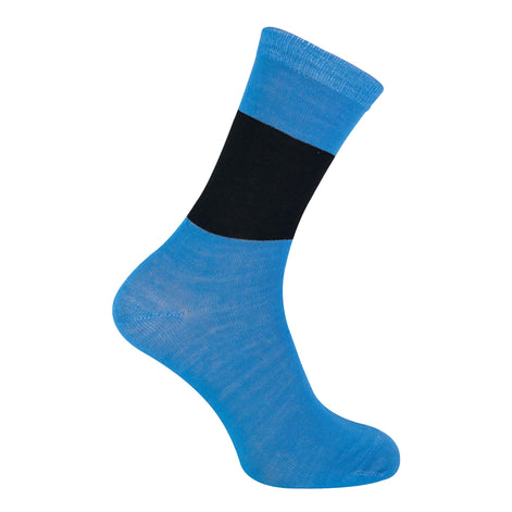 6 Pack Men's Blue Grey Argyle Striped Fashion Dress Socks