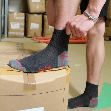 Mens Ultimate Cotton Quarter Length Short Work Socks (Multipack Options)