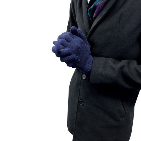 Mens Thin Knitted Winter Magic Thermal Wool Gloves