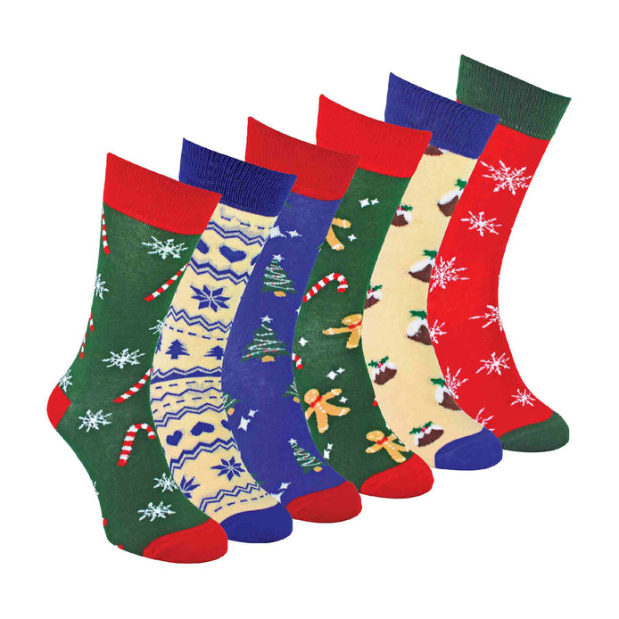 Mens Novelty Festive Christmas Socks (Multipack Options)