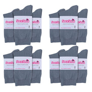 Ladies Plain Coloured Cotton Rich Dress Socks (Multipack Options)