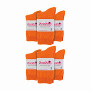 Ladies Plain Coloured Cotton Rich Dress Socks (Multipack Options)