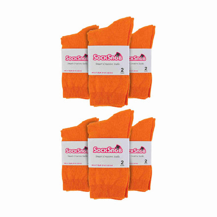 Ladies Plain Coloured Cotton Rich Dress Socks (Multipack Options)