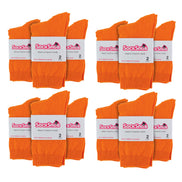 Ladies Plain Coloured Cotton Rich Dress Socks (Multipack Options)