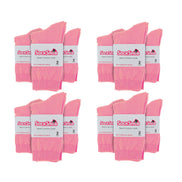Ladies Plain Coloured Cotton Rich Dress Socks (Multipack Options)