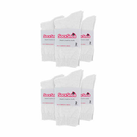 Ladies Plain Coloured Cotton Rich Dress Socks (Multipack Options)