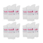 Ladies Plain Coloured Cotton Rich Dress Socks (Multipack Options)