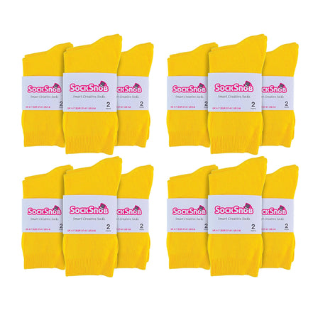 Ladies Plain Coloured Cotton Rich Dress Socks (Multipack Options)