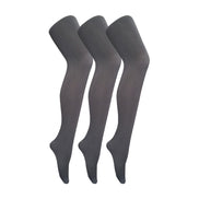 3 Pair Ladies Coloured Opaque 80 Denier Plain Block Colour Tights