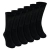 6 Pairs Mens Cotton Diabetic Socks - Soft Non Binding Everyday Comfort Socks