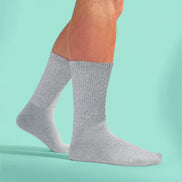 6 Pairs Mens Cotton Diabetic Socks - Soft Non Binding Everyday Comfort Socks