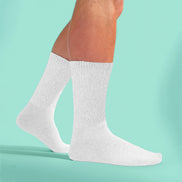 6 Pairs Mens Cotton Diabetic Socks - Soft Non Binding Everyday Comfort Socks
