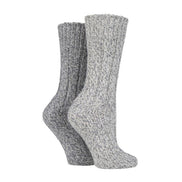 2 Pack Unisex Thick Heavy Winter Warm Wool Hiking Boot Socks