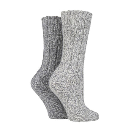 2 Pack Unisex Thick Heavy Winter Warm Wool Hiking Boot Socks