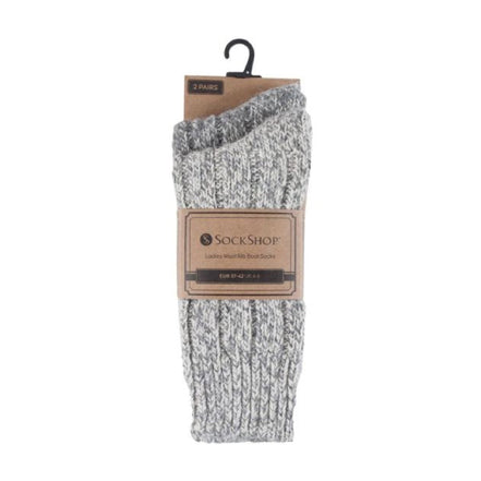 2 Pack Unisex Thick Heavy Winter Warm Wool Hiking Boot Socks