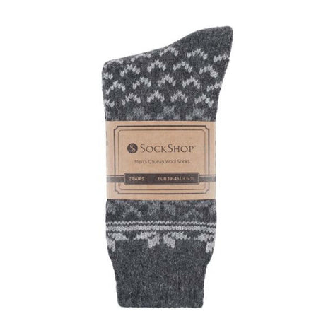 2 Pack Unisex Thick Heavy Winter Warm Wool Hiking Boot Socks