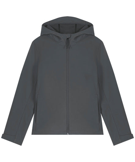 Recyled Polyester Hooded Softshell Jacket: Women's