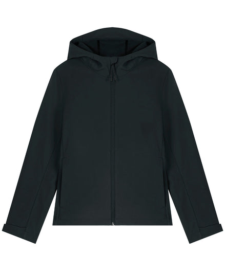 Recyled Polyester Hooded Softshell Jacket: Women's