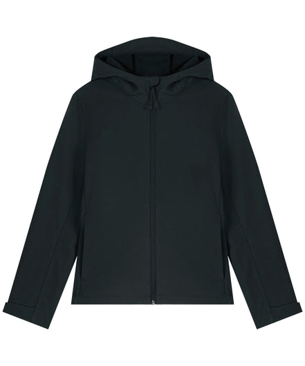 Recyled Polyester Hooded Softshell Jacket: Women's