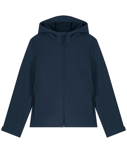 Recyled Polyester Hooded Softshell Jacket: Women's
