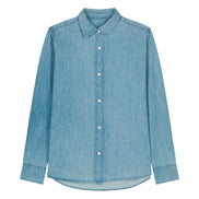 Organic Cotton Long Sleeve Denim Shirt: Womens